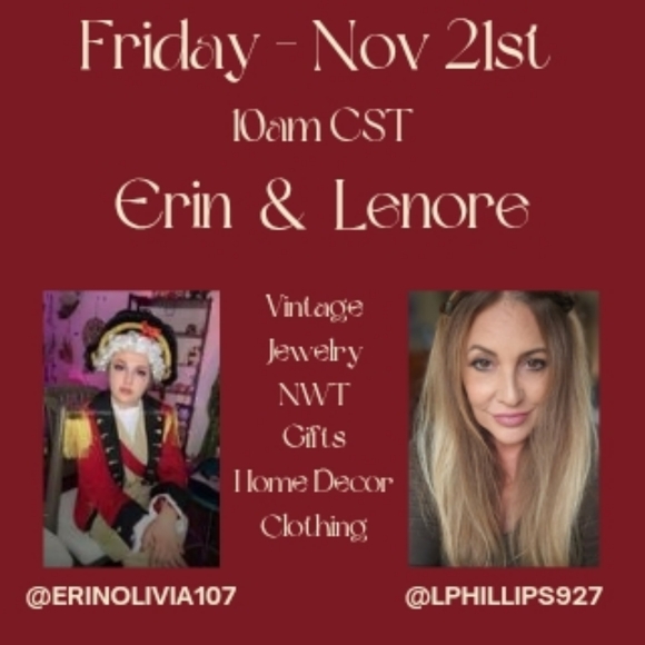 Fri 10am CST with Erin! Vintage - Jewelry - Clothing - Home Decor - NWT - Xmas - Picture 1 of 3